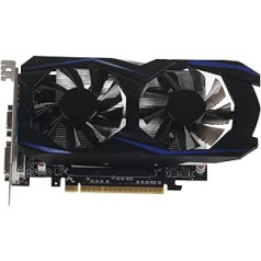 Jectse GTX1050Ti 4GB DDR5 128 bitu spēļu grafikas karte ar diviem ventilatoriem 700MHz 3D API DirectX 12 neatkarīga PCI Express 2.0 darbvirsmas grafikas karte