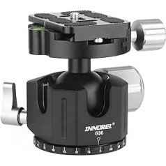 INNOREL G36 Low Profile Panoramic CNC Metal Camera Tripod Ball Head with 1/4