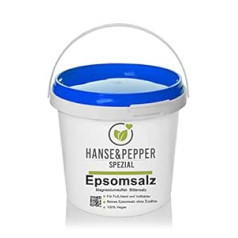 ‎Hanse&Pepper Gewürzkontor 5 кг английской соли MgSO4 Ведро 5 кг — серия Greenline