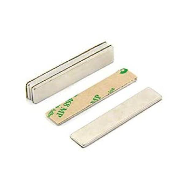 Magnet Expert Adhesive 50 x 10 x 2mm biezs N42 neodīma magnēts - 5,5 kg velkams ( dienvidiem ) ( 100 iepakojumā )