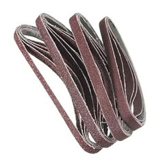 Schleifband, 50 Stück Schleifzubehör, 457 x 13 mm, Schleifbänder, P40–1000, grobes bis feines Schleifband (Körnung: 600) (Izmērs: 60)