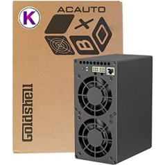 ACAUTO Goldshell KD Box 2 II KDA ASIC Miner dvigubo režimo 5TH/s 400W arba 3,5TH/s 260W su 110V–240V 750W maitinimo šaltiniu ir kabeliu