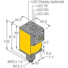 3038668-Q45BB6FPQ5, Optoelektroninis jutiklis Basisgerät f.Kunststofflichtleiter