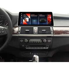 Koason Android 12,3 collu ekrāna displejs CarPlay multivides atskaņotājs BMW X5 X6 E70 E71 2011-2013 CIC