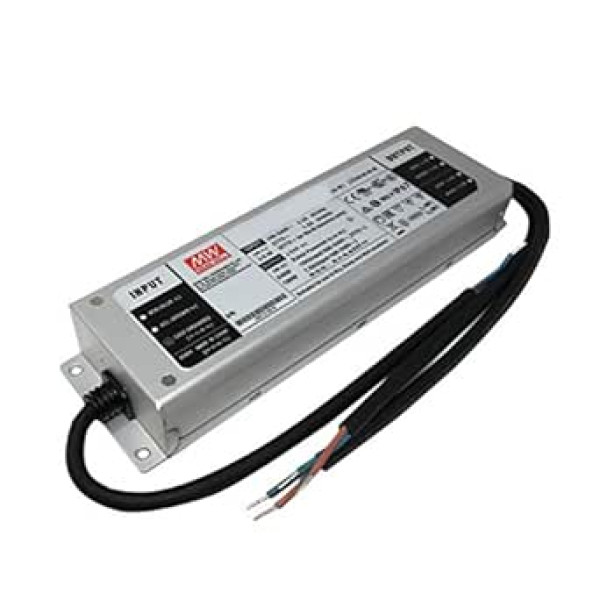 Mean Well ELG-240-24A-3Y AC-DC vienas izejas LED draiveris ar PFC, 3 vadu ieeju