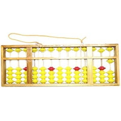 Tlily ķīniešu abacus 13 kolonnu pakaramie liela izmēra neslīdoši abacus ķīniešu soroban rīks matemātikā bērniem matemātikas izglītības rotaļlieta 58 cm