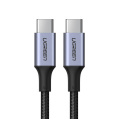 Pīts USB-C kabelis 5A 480Mb/s 0,5m melns un pelēks