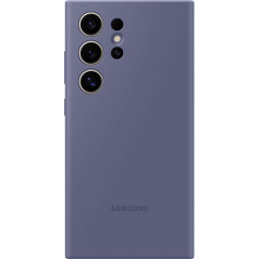 Samsung Oriģinālais silikona vāciņš priekš Samsung Galaxy S24 Ultra silikona korpusa, violets