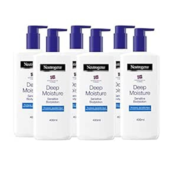 Neutrogena Norwegian Formula Deep Moisture ķermeņa losjons Sensitive 6 x 400 ml