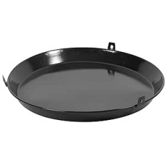 barbecook Junko Grillpfanne zum Befestigen am Schwenkgrill, schwarz, rund, 60 cm