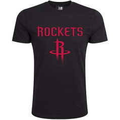 New Era Basic marškinėliai NBA Houston Rockets Black