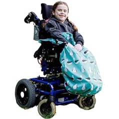 100% Waterproof Soft Fleece Lined Wheelchair Cover | Universal Fit for Wheelchairs and Rehab Strollers | Child Size