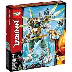 Lego 70676 Ninjago Lloyds Titan Mech darbības figūra, Spinjitzu rotaļu komplekta meistars