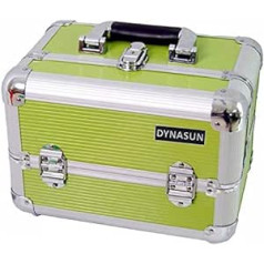 DynaSun Aluminum Beauty Case Vanity Case Beauty Case Alumīnija dizains 31 cm, ZAĻS (Zaļš) - sku