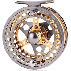 WABTU Angelrolle Fly Fishing Rolle 2+1 BB Geschwindigkeitsverhältnis Nr. 5/6#7/8 Fischereirolle mit CNC- Bearbeitete Aluminiumlegierung Körperfliegenrollen Angelrollen