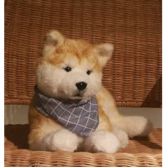 Chongker Plush Toys Handmade Realistic Plush Toy Companion Pet Gifts for Women Birthday Anniversary (Shiba Inu)