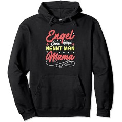 Engel Ohne Flügel Mama Muttertag Mutti Mutter Damen Frauen Пуловер с капюшоном, черный