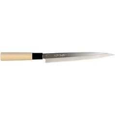 Japāņu Kochmesser Sashimi, Stahl 420J2, Klinge 21 cm, Magnolienholz, Nylon-Zwinge