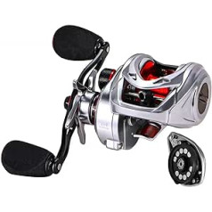 Angelrollen Max Drag 8 Kg Casting Reel Mit Aluminiumspule Bass Hecht Angelrolle 8,0:1 High Speed Übersetzungsverhältnis Karpfenrolle