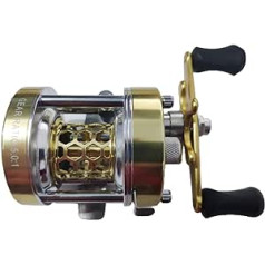 W300 Links/Rechte Hand Baitcasting Angelrolle 5.0:1 Übersetzung Silber R