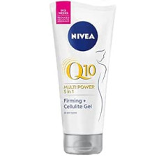 NIVEA Q10 nostiprinošs + gēla celulīta krēms Good-bye 200 ml pretcelulīta krēms ar lotosa ekstraktu un koenzīmu Q10, pamanāmi rezultāti 3 nedēļu laikā