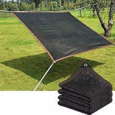 90-95% Sun Protection Net for Garden Patio, 3 x 6 m Awning Shade for Plants Greenhouse Outdoor Pergola Lawn Pool Sun Protection for Kennel Chicken Coop Easy to Hang