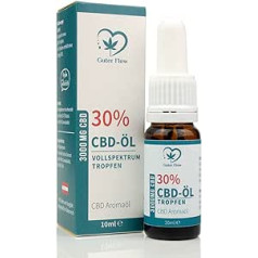 CBD eļļa 30% - Pilna spektra CBD pilieni no bioloģiskās audzēšanas, ar terpēniem, uz MCT bāzes, sertificēti un 100% laboratorijā analizēti - 10 ml