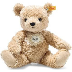 Steiff 014253 Oriģinālā plīša rotaļlieta Teddy Bear Paddy, Teddy Bears mīsta rotaļlieta apm. 30 cm, zīmola plīša ar pogu ausī, mīļš draugs mazuļiem no dzimšanas, zeltaini brūns