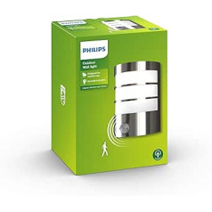 Philips myGarden LED Kalgari sienas gaisma ar kustības sensoru, 60 W, nerūsējošais tērauds