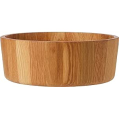 Continenta 4136 Oak Wood Salatschüssel aus Eichenholz, Holz, Hellbraun