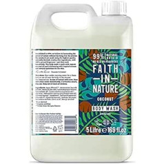 Faith in Nature, Greipfrutas ir apelsinas, dušo želė, 5L