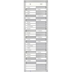 Legamaster Seven 620100 Presence Board Professional un piekarināmais 26 x 77 cm alumīnija