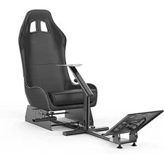 Cirearoa Racing Wheel Stovas su Seat Gaming Chair Driving Cockpit, skirtas visoms G25, G27, G29, G920 Xbox, Xbox 360 Xbox One, PS4, T150RS T300RS TX Road Bike T500RS T3PAPC platformoms