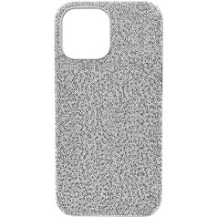Чехол для смартфона Swarovski High для iPhone 13 Pro Max, серебристый чехол для телефона с сияющими кристаллами Swarovski