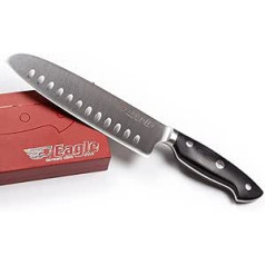 Eagle U-Grip Santoku nazis 18 cm vācu nazis tērauds 1.4116 / roktura paliktnis: G10 melns