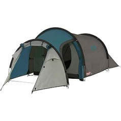 Coleman Cortes 2/3 Person Tunnel Tent, Lightweight and Waterproof with Awning, 2000 mm Water Column, for Festivals, Trekking, etc.