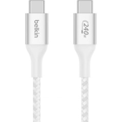 Kabeļa boostcharge usb-c/usb-c 240w 1m balts