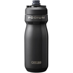 Bidon podium izolēts tērauds 550ml, melns