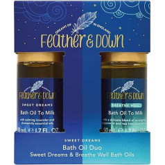 Feather & Down Sweet Dreams Duo Bath Oil 100g