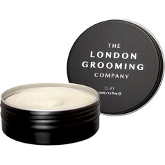 Cherioll The London Grooming Company matu vasks vīriešiem - stingra fiksācija un sausa matēta apdare - 50 ml ūdenī šķīstošs matu veidošanas līdzeklis - Oud Wood smarža