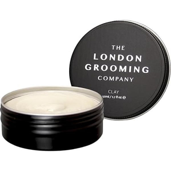 Cherioll The London Grooming Company matu vasks vīriešiem - stingra fiksācija un sausa matēta apdare - 50 ml ūdenī šķīstošs matu veidošanas līdzeklis - Oud Wood smarža