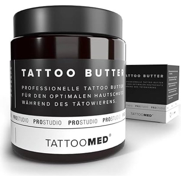 Tattoomed ® Tetovēšanas sviests - Profesionāls tetovēšanas sviests optimālai ādas aizsardzībai - 120 ml