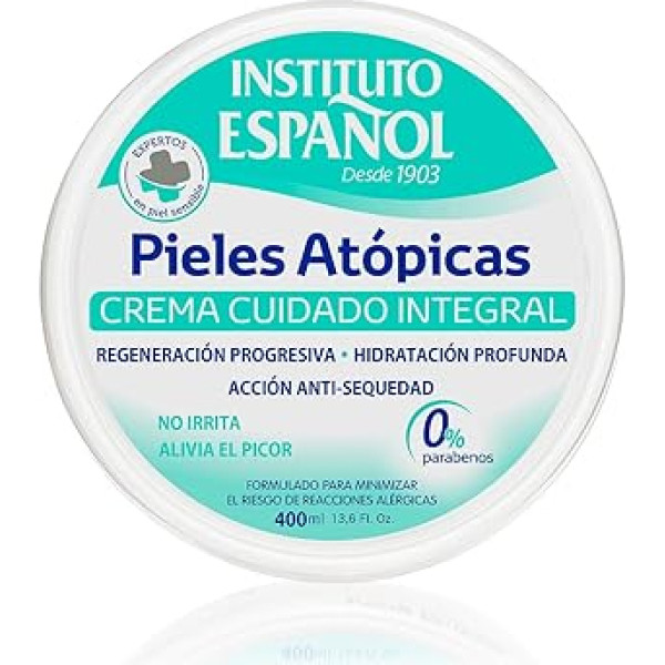 Instituto Espanol Integral Care krēms atopiskai ādai, 400 mililitri