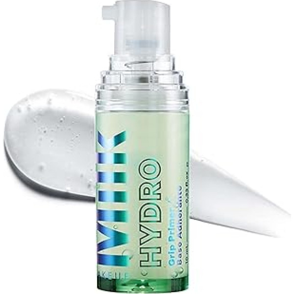 Milk Makeup Hydro Grip Primer - 0,33 fl oz - Mitrina un notur grimu līdz pat 12 stundām - Novērš nolobīšanos - Visiem ādas tipiem - Bez smaržvielām - Vegāns, nekaitīgs - Neierobežo cietsirdību