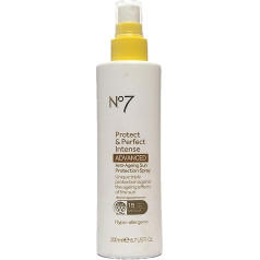 NO7 Protect & Perfect Intense ADVANCED pretnovecošanās aizsargājošs saules aizsargsprejs SPF 15 200ml