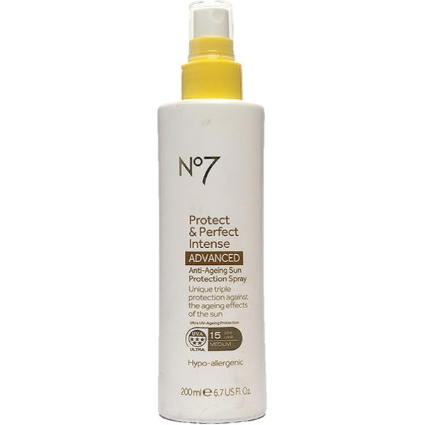 NO7 Protect & Perfect Intense ADVANCED Anti-Ageing Sun Protection Spray SPF 15 200ml