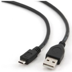 USB 2.0 micro am-mbm5p 0.3m kabelis