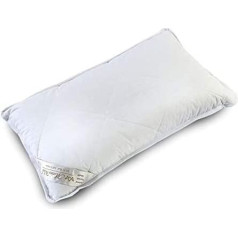 1 x Merino Wool Quality Mark Pillow Sleeping Pillow 900 g Merino Wool 40 x 80 cm Virgin Wool & Cotton