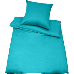 'Kinzler High-Quality Cotton Satin Bedding Set, Modern Plain Assorted Colours & Sizes