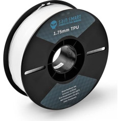 SainSmart 87A TPU filaments 1,75 mm elastīgs TPU 3D printera filaments, 1 kg spole, dabīgs